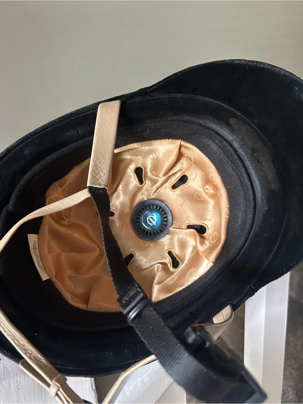 Troxel Black Velvet Equestrian-Style Riding Hat